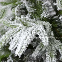 10FT Green Lapland Snow Covered Christmas Tree