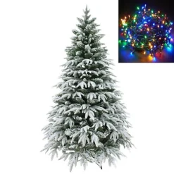 4FT Green Lapland Snow Covered Christmas Tree -Outlet Christmas Decor Store 4ft green lapland snow covered christmas tree5060478369622 04c MP