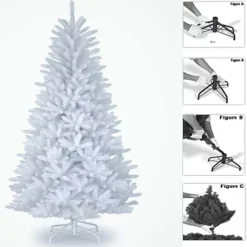 4FT White Imperial Pine Christmas Tree -Outlet Christmas Decor Store 4ft white imperial pine christmas tree5056141019857 03c MP