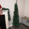 5.5ft (1.7m) Premier Pencil Style Slim Christmas Tree In Green