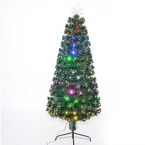 5Ft/150cm Multicolour 8 Modes Fibre Optic Christmas Tree LED Pre-Lit 1 5Ft/150cm Multicolour 8 Modes Fibre Optic Christmas Tree LED Pre-Lit