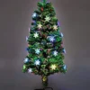 5Ft/150cm Snowflakes Fibre Optic Christmas Tree LED Pre-Lit