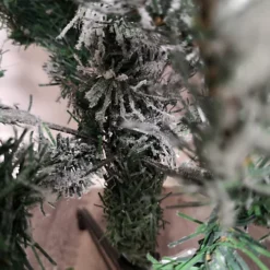 6.5ft (2m) Premier Snow Flocked PVC Spruce Pine Slim Christmas Tree In Green 6 6.5ft (2m) Premier Snow Flocked PVC Spruce Pine Slim Christmas Tree In Green -Outlet Christmas Decor Store 6 5ft 2m premier snow flocked pvc spruce pine slim christmas tree in green5056589186975 03c MP