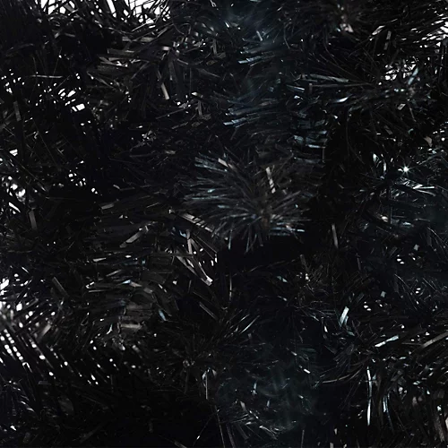 6 FT Slimline Artificial Christmas Tree 560 Tips Full Tree Easy To Assemble With Solid Stand, Xmas Home Decor Tall 1.8m Black 2 6 FT Slimline Artificial Christmas Tree 560 Tips Full Tree Easy To Assemble With Solid Stand, Xmas Home Decor Tall 1.8m Black - Image 2