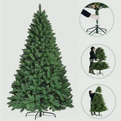 6FT Green Imperial Pine Christmas Tree -Outlet Christmas Decor Store 6ft green imperial pine christmas tree5060445493893 03c MP