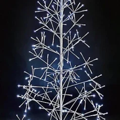 6FT Prelit White Twig Christmas Tree White LEDs