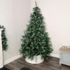 7ft (2.1m) Premier Luxury Mountain Snow Tipped Fir Christmas Tree With 1,155 Tips