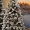 7ft (210cm) Snowy Vancouver Mixed Pine Artificial Christmas Tree Green 800 Tips