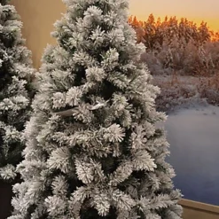 7ft (210cm) Snowy Vancouver Mixed Pine Artificial Christmas Tree Green 800 Tips