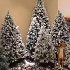 7ft (210cm) Snowy Vancouver Mixed Pine Artificial Christmas Tree Green 800 Tips -Outlet Christmas Decor Store 7ft 210cm snowy vancouver mixed pine artificial christmas tree green 800 tips5056589197025 03c MP