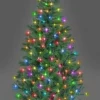 7FT Prelit Green Alaskan Pine Christmas Tree Multicolour LEDs
