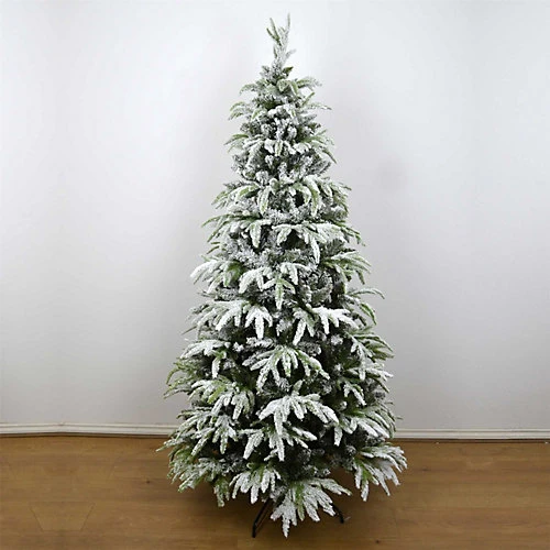 8FT Green Lapland Snow Covered Christmas Tree 2 8FT Green Lapland Snow Covered Christmas Tree - Image 2