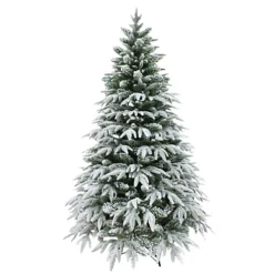 8FT Green Lapland Snow Covered Christmas Tree 6 8FT Green Lapland Snow Covered Christmas Tree -Outlet Christmas Decor Store 8ft green lapland snow covered christmas tree5060478369660 03c MP