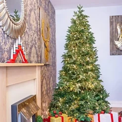 8FT Prelit Las Vegas Christmas Tree Warm White LEDs -Outlet Christmas Decor Store 8ft prelit las vegas christmas tree warm white leds5056141039770 03c MP