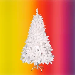 Abaseen - 5FT White Artificial Christmas Tree, 500 Tips Xmas Tree Easy Assembly Foldable Reusable Strong Stand, Indoor Outdoor Dec -Outlet Christmas Decor Store abaseen 5ft white artificial christmas tree 500 tips xmas tree easy assembly foldable reusable strong stand indoor outdoor dec5056533582327 02c MP