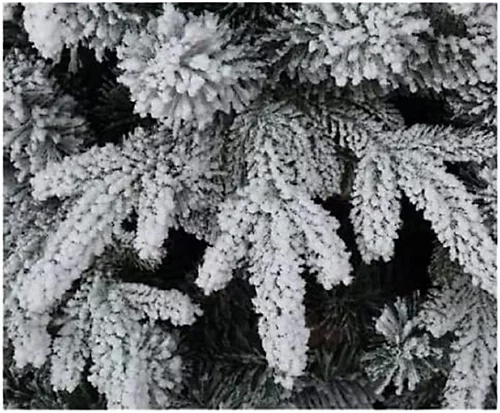 Abaseen 6ft Green Snowy Half Parasol Christmas Artificial Tree 3 Abaseen 6ft Green Snowy Half Parasol Christmas Artificial Tree - Image 3