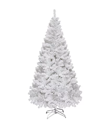 Abaseen - 7FT White Artificial Christmas Tree, 1000 Tips Xmas Tree Easy Assembly Foldable Reusable Strong Stand, Indoor Outdoor De 1 Abaseen - 7FT White Artificial Christmas Tree, 1000 Tips Xmas Tree Easy Assembly Foldable Reusable Strong Stand, Indoor Outdoor De