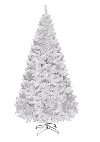 Abaseen - 7FT White Artificial Christmas Tree, 1000 Tips Xmas Tree Easy Assembly Foldable Reusable Strong Stand, Indoor Outdoor De 3 Abaseen - 7FT White Artificial Christmas Tree, 1000 Tips Xmas Tree Easy Assembly Foldable Reusable Strong Stand, Indoor Outdoor De - Image 3