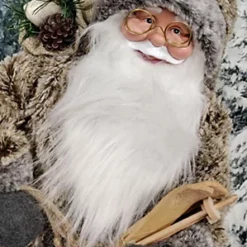 Alpine Santa Traditional Standing Father Christmas With Glasses Figurine 45cm -Outlet Christmas Decor Store alpine santa traditional standing father christmas with glasses figurine 45cm5053844342855 03c MP