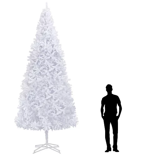 Berkfield Artificial Christmas Tree 400 Cm White 1 Berkfield Artificial Christmas Tree 400 Cm White