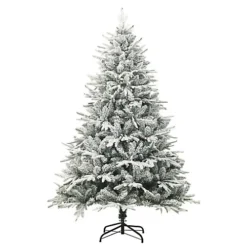 Berkfield Artificial Christmas Tree With Flocked Snow Green 180 Cm PVC&PE -Outlet Christmas Decor Store berkfield artificial christmas tree with flocked snow green 180 cm pvc pe7720286364918 02c MP