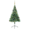 Berkfield Artificial Christmas Tree With LEDs&Ball Set 150cm 380 Branches