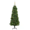 Berkfield Artificial Christmas Tree With LEDs&Ball Set 240 Cm Green