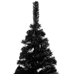 Berkfield Artificial Christmas Tree With LEDs&Ball Set Black 120 Cm PVC 6 Berkfield Artificial Christmas Tree With LEDs&Ball Set Black 120 Cm PVC -Outlet Christmas Decor Store berkfield artificial christmas tree with leds ball set black 120 cm pvc7720286495896 03c MP
