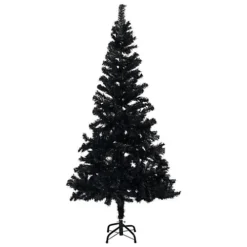 Berkfield Artificial Christmas Tree With LEDs&Ball Set Black 180 Cm PVC -Outlet Christmas Decor Store berkfield artificial christmas tree with leds ball set black 180 cm pvc7720286496770 02c MP