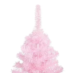 Berkfield Artificial Christmas Tree With LEDs&Ball Set Pink 210 Cm PVC -Outlet Christmas Decor Store berkfield artificial christmas tree with leds ball set pink 210 cm pvc7720286497593 03c MP