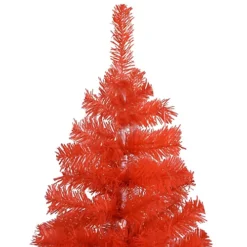 Berkfield Artificial Christmas Tree With LEDs&Ball Set Red 210 Cm PVC -Outlet Christmas Decor Store berkfield artificial christmas tree with leds ball set red 210 cm pvc7720286497746 03c MP