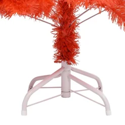 Berkfield Artificial Christmas Tree With LEDs&Ball Set Red 240 Cm PVC -Outlet Christmas Decor Store berkfield artificial christmas tree with leds ball set red 240 cm pvc7720286496039 04c MP