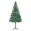 Berkfield Artificial Christmas Tree With Pinecones 180 Cm