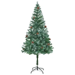 Berkfield Artificial Christmas Tree With Pinecones 180 Cm