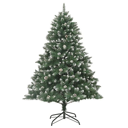 Berkfield Artificial Christmas Tree With Stand 210 Cm PVC 2 Berkfield Artificial Christmas Tree With Stand 210 Cm PVC - Image 2