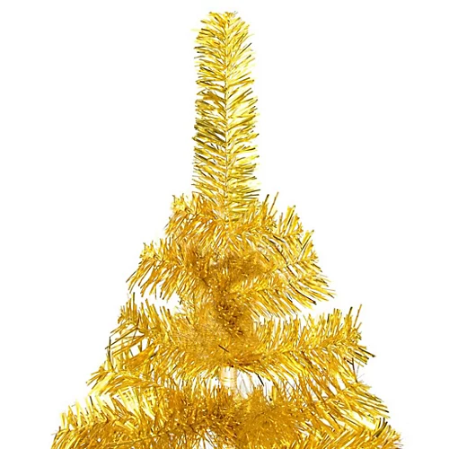 Berkfield Artificial Christmas Tree With Stand Gold 120 Cm PET 2 Berkfield Artificial Christmas Tree With Stand Gold 120 Cm PET - Image 2
