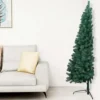 Berkfield Artificial Half Christmas Tree With Stand Green 210 Cm PVC