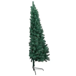 Berkfield Artificial Half Christmas Tree With Stand Green 210 Cm PVC -Outlet Christmas Decor Store berkfield artificial half christmas tree with stand green 210 cm pvc7720286015087 04c MP