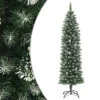 Berkfield Artificial Slim Christmas Tree With Stand 240 Cm PVC