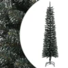 Berkfield Artificial Slim Christmas Tree With Stand Green 180 Cm PVC