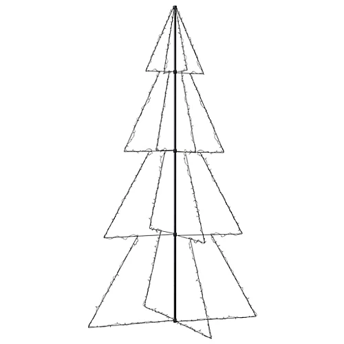 Berkfield Christmas Cone Tree 360 LEDs Indoor And Outdoor 143x250 Cm 4 Berkfield Christmas Cone Tree 360 LEDs Indoor And Outdoor 143x250 Cm - Image 4