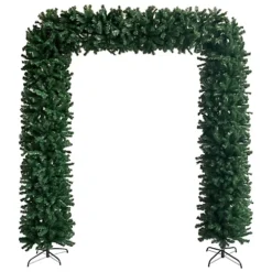 Berkfield Christmas Tree Arch With LEDs&Ball Set Green 240 Cm -Outlet Christmas Decor Store berkfield christmas tree arch with leds ball set green 240 cm7720286501412 03c MP