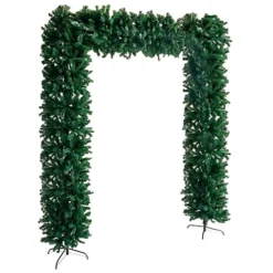 Berkfield Christmas Tree Arch With LEDs&Ball Set Green 240 Cm -Outlet Christmas Decor Store berkfield christmas tree arch with leds ball set green 240 cm7720286501412 04c MP