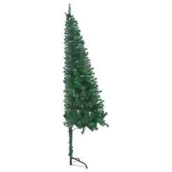 Berkfield Corner Artificial Christmas Tree LEDs&Ball Set Green 240 Cm PVC -Outlet Christmas Decor Store berkfield corner artificial christmas tree leds ball set green 240 cm pvc7720286500330 02c MP
