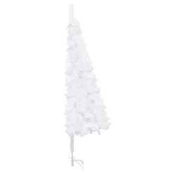 Berkfield Corner Artificial Christmas Tree LEDs&Ball Set White 150 Cm PVC -Outlet Christmas Decor Store berkfield corner artificial christmas tree leds ball set white 150 cm pvc7720286500354 02c MP