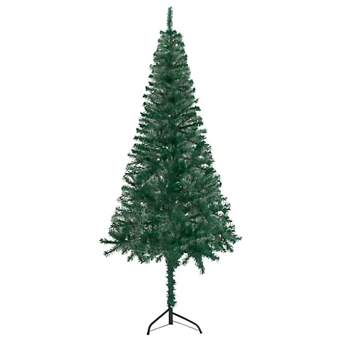 Berkfield Corner Artificial Christmas Tree With LEDs Green 120 Cm PVC 3 Berkfield Corner Artificial Christmas Tree With LEDs Green 120 Cm PVC - Image 3