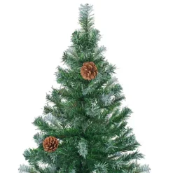 Berkfield Frosted Christmas Tree With LEDs&Ball Set&Pinecones 150 Cm -Outlet Christmas Decor Store berkfield frosted christmas tree with leds ball set pinecones 150 cm7720286496145 03c MP