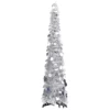 Berkfield Pop-up Artificial Christmas Tree Silver 120 Cm PET