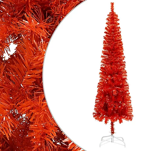 Berkfield Slim Christmas Tree Red 240 Cm 1 Berkfield Slim Christmas Tree Red 240 Cm
