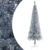 Berkfield Slim Christmas Tree Silver 150 Cm